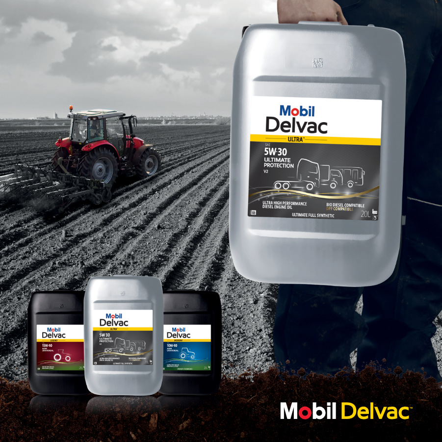 Mobil Delvac Schmierstoffe für die Landwirtschaft